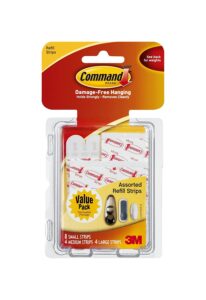 (pack of 2) command replacement adhesive strips - 8ct