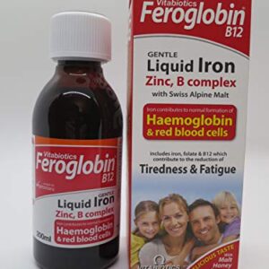 Feroglobin Vitabiotics -B12 Iron Supplement Liquid 200Ml by Feroglobin