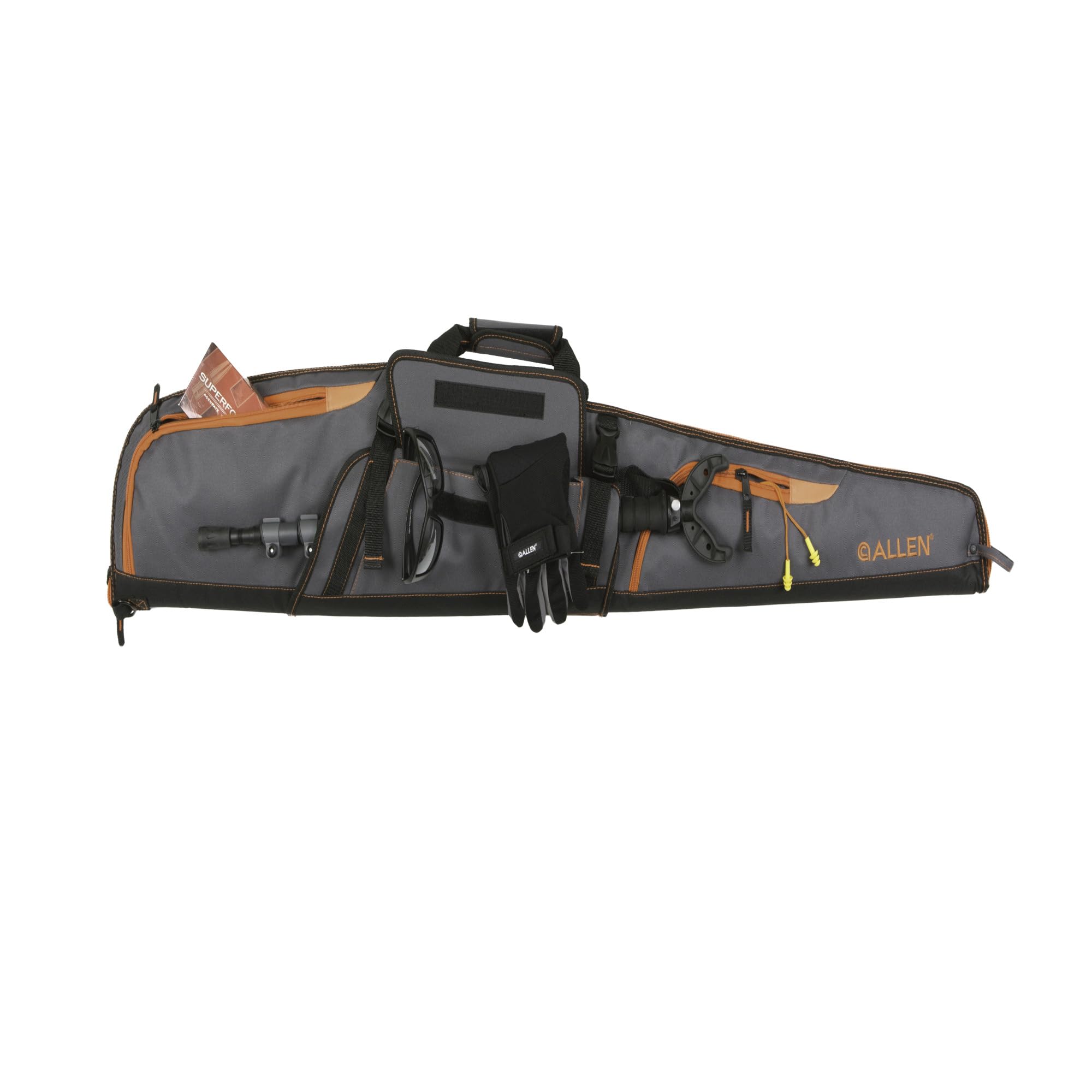 Allen Company Bonanza Gear Fit Rifle Case, 48",Gray/Orange/Black