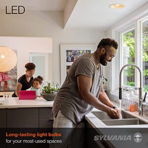 SYLVANIA LED Flood BR30 Light Bulb, 65W Equivalent Efficient 9W, 10 Year, 650 Lumens, Dimmable, 2700K, Soft White - 2 pack (73954)