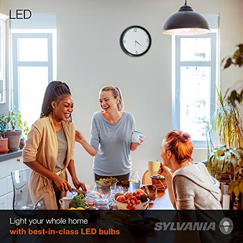 SYLVANIA LED Light Bulb, 60W Equivalent A19, Efficient 8.5W, Medium Base, Frosted Finish, 800 Lumens, Daylight - 2 Pack (79282)