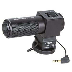 TAKSTAR SGC-698 Photography Interview Recording Microphones MIC 3.5mm Output for Nikon Canon Camera DSLR DV Camcorder