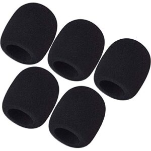 mudder 5 pack foam mic cover handheld microphone windscreen (5 pack)