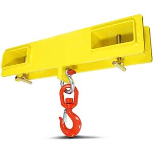 Titan Attachments Forklift Lifting Hoist 4000 lb. Capacity Single Hook HD