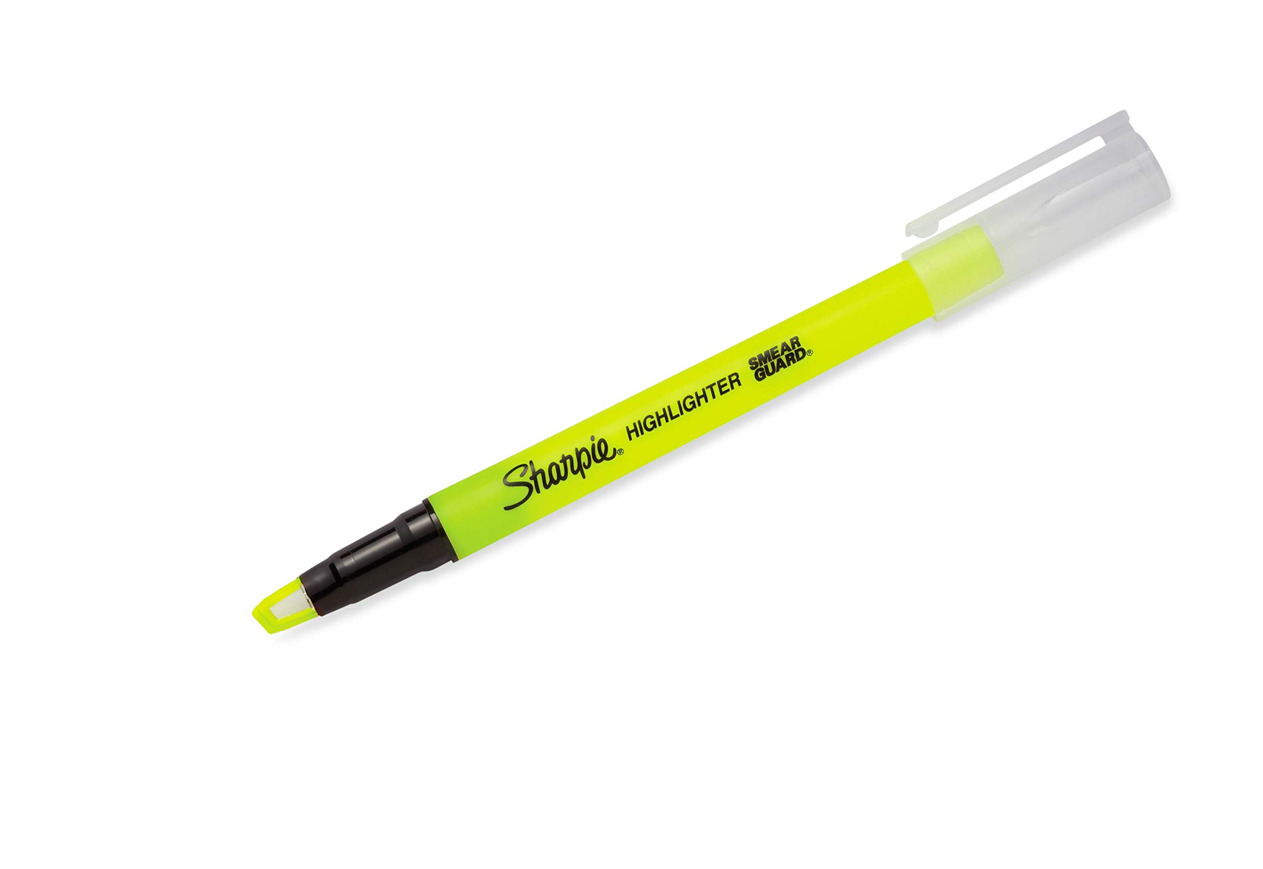 Sharpie Clear View Highlighter Stick, Yellow, 12/Pack (1950746)