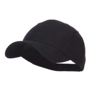 Youth Brushed Cotton Twill Low Profile Cap - Black OSFM, Black, Size One Size