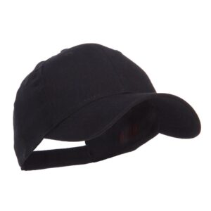 Youth Brushed Cotton Twill Low Profile Cap - Black OSFM, Black, Size One Size