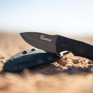 Schrade Delta Class Wolverine Mini Fixed Blade with 65MN High Carbon Stainless Steel for Outdoor Survival