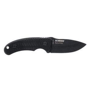 Schrade Delta Class Wolverine Mini Fixed Blade with 65MN High Carbon Stainless Steel for Outdoor Survival