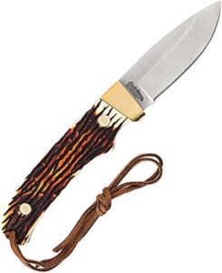 uncle henry ph2n mini pro hunter full tang fixed blade knife