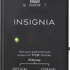 Insignia Optical/Coaxial Digital-to-Analog Converter - Black