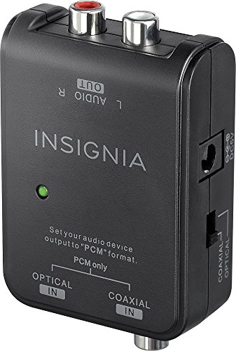 Insignia Optical/Coaxial Digital-to-Analog Converter - Black