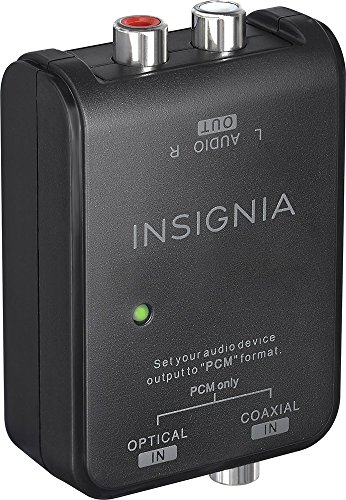 Insignia Optical/Coaxial Digital-to-Analog Converter - Black