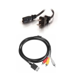 Sega Dreamcast Hookup Connection Kit Composite AV Cable Power Cord