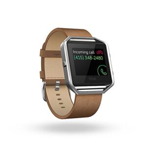 Fitbit Blaze Accessory Band, Leather, Camel, Large