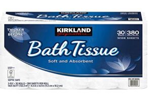 kirkland signature 2-ply bath tissue, 30 rolls