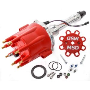 MSD 85551K Ignition Kit Includes Distributor 6AL Ignition Box Blaster 2 Coil