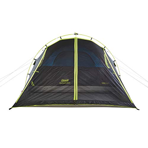 Coleman Carlsbad Dark Room Camping Tent with Screened Porch, 4/6 Person Tent Blocks 90% of Sunlight and Keeps Inside Cool, Weatherproof Tent with Easy Setup and Screened-in Porch