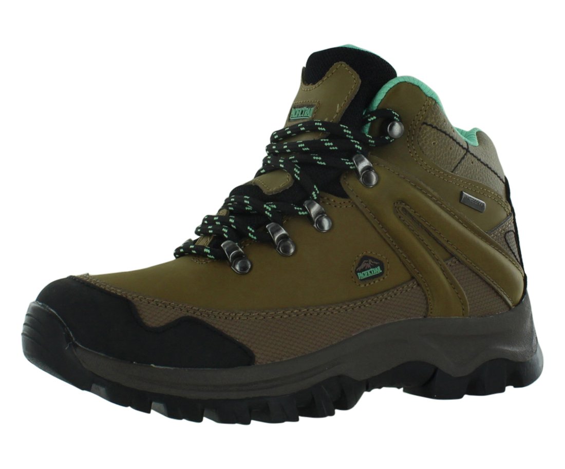 Pacific Trail Rainier Jr Hiking Boots Kids Shoe Size 6, Color: Beige/Khaki