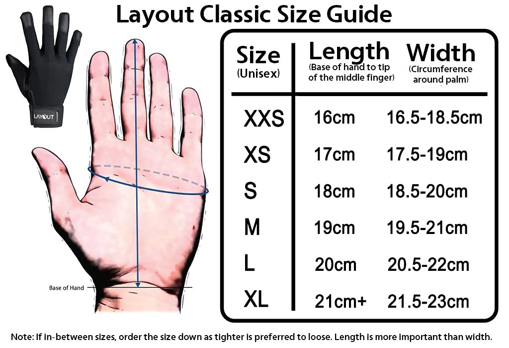 Layout Ultimate Frisbee Gloves - Ultimate Grip and Friction to Enhance Your Game! Perfect for Ultimate, DG and All Disc Sports! (Black, Small)