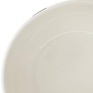 Kate Spade New York Deco Dot Medium Serving Bowl, 2.78 LB, White