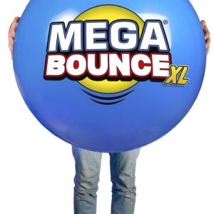 Wicked Mega Bounce XL - The World's Bounciest Inflatable Ball! Extra Large Bounce Ball for All Terrain Bounceability! Super Grip Graphics Outdoor Exercise Ball to Catch Easily. Blue or Red