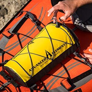 Advanced Elements QuickDraw Deck Bag - AE3501 Kayak Storage Drybag - Universal fit Kayak Storage - 7 Liters - Yellow