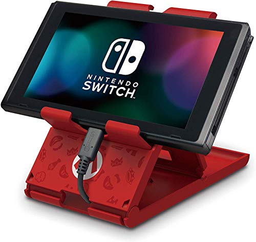 HORI Compact PlayStand - Mario Edition, Officially Licensed by Nintendo - Nintendo Switch, Adjustable