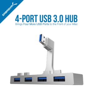 SABRENT 4-Port USB 3.0 Hub for iMac Slim Uni-body (HB-IMCU)