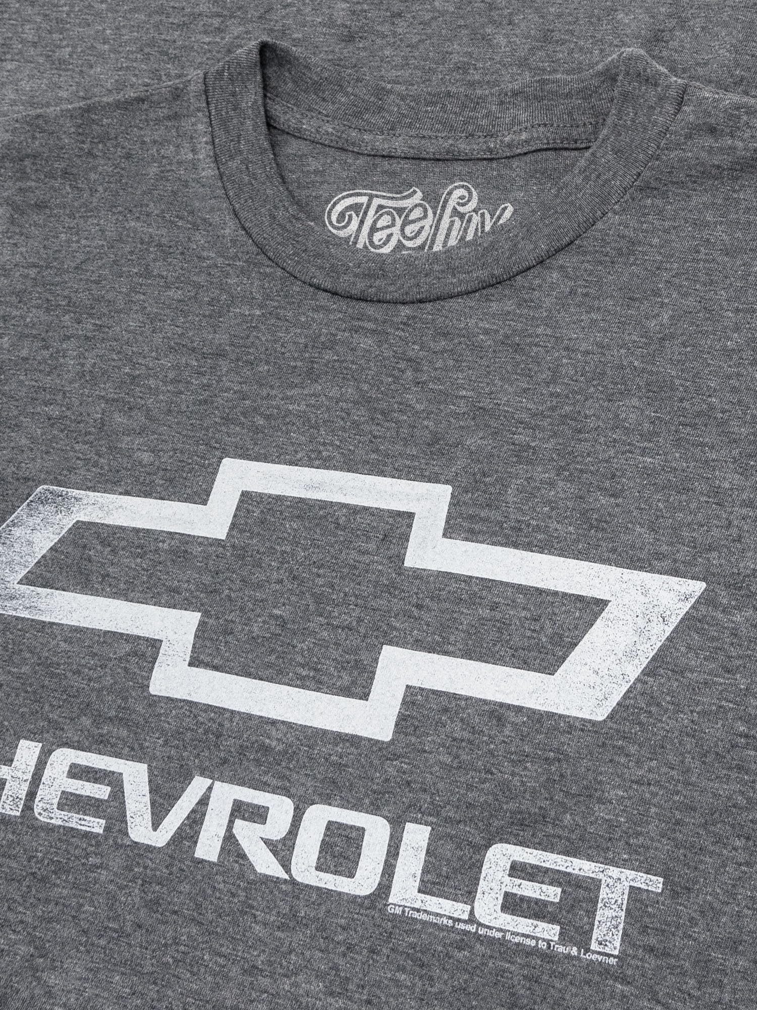 Chevrolet Logo T-Shirt Soft Touch Fabric-Large Graphite Heather