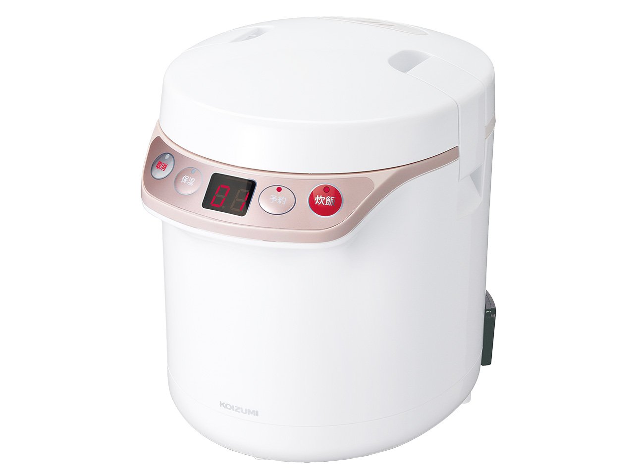 KOIZUMI Rice cooker 0.5 to 1.5 Go (about 90 ~ 270m) KSC-1511/W (White)