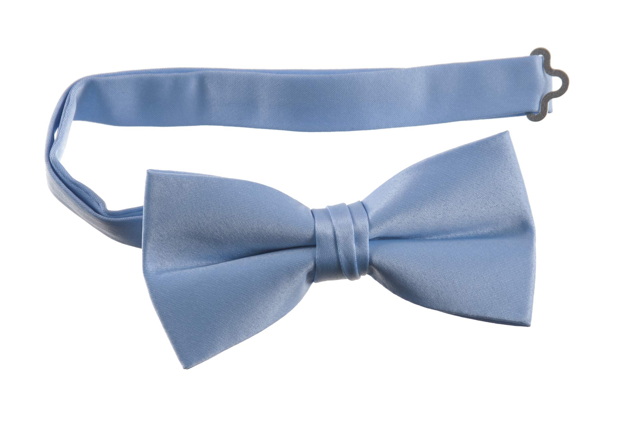 Tuxgear Mens Bow Tie and Suspender Set Combo, 48" Men's, Light Blue (48" Men's, Light Blue)