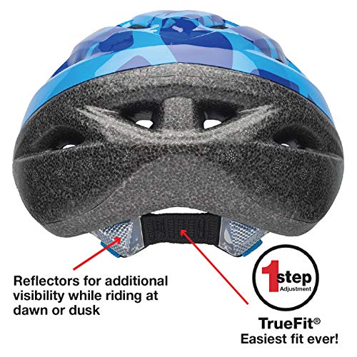 Bell 7073351 Rally Child Helmet, Blue Fins