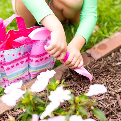 Melissa & Doug Sunny Patch Pretty Petals Gardening Tote Set,for 3+ years, With Tools