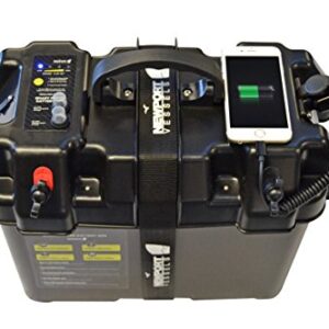 Newport Trolling Motor Smart Battery Box Power Center with USB and DC Ports