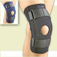 Safe-T-Sport Knee Support - Black X-Large - 37-10337-1031LBLK by FLA Orthopedics