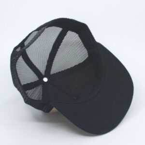 The Vintage Year Cork Square Cotton Flat Visor Mesh/Denim Adjustable Snapback Baseball Caps (Black Cork)