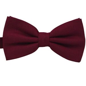 SISIDI Cotton Men's Pre-Tied Bow Tie ,Adjustable Double Layer Bow Tie