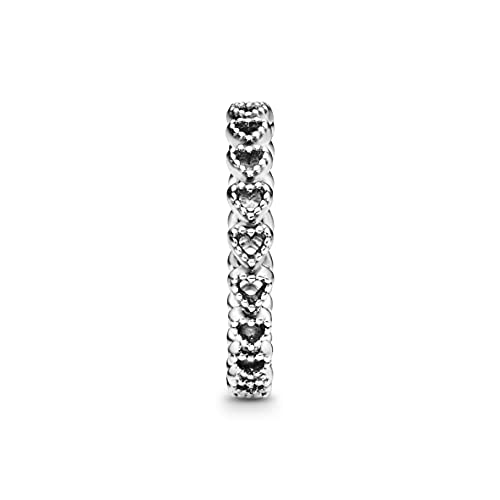 PANDORA Linked Love Ring, Sterling Silver, Size 7