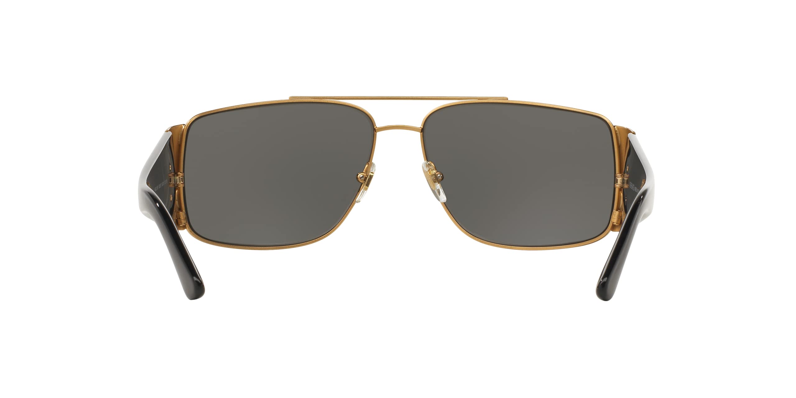 Versace Man Sunglasses Gold Frame, Dark Grey Lenses, 63MM