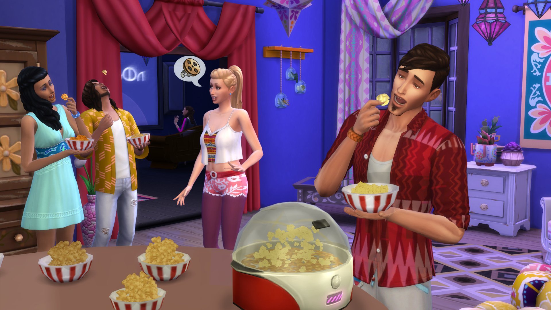 The Sims 4 - Movie Hangout Stuff - Origin PC [Online Game Code]