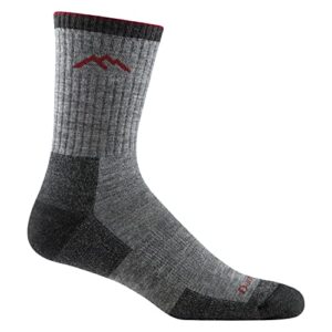 Darn Tough Men's Hiker Midweight Micro Crew Sock (Style 1466) - Charcoal, Medium