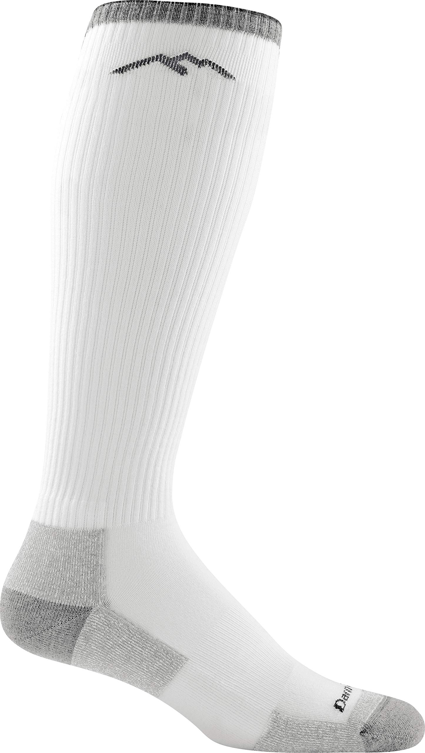 Darn Tough Westerner OTC Light Cushion Sock - Men's White Medium