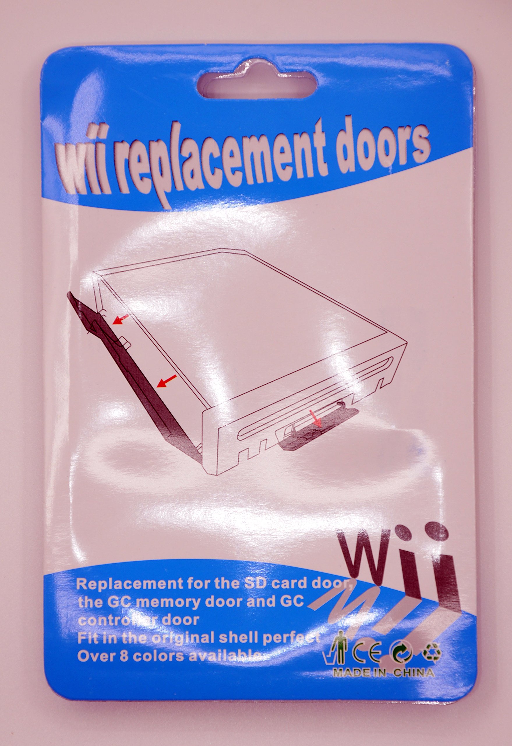 YunDing Replacement Door Slot Covers for Nintendo Wii Console