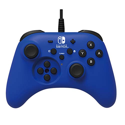 Nintendo Switch HORIPAD Wired Controller (Blue) by HORI - Licensed by Nintendo