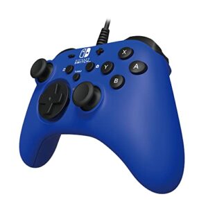 Nintendo Switch HORIPAD Wired Controller (Blue) by HORI - Licensed by Nintendo