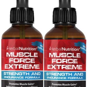 Muscle Force Extreme 2 Bottle Pack 345mg Proprietary Formula Our Strongest Strength and Endurance Spray, Improves Muscle Strength and Recovery Time 2oz Bottles