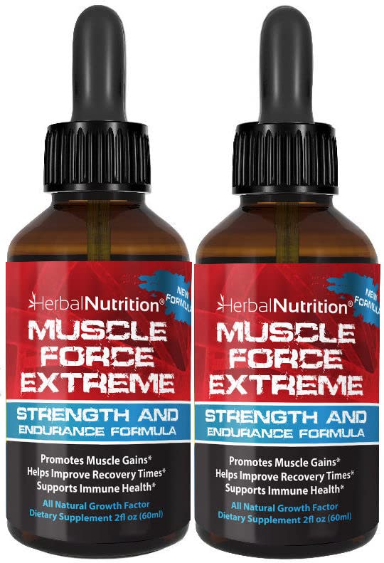 Muscle Force Extreme 2 Bottle Pack 345mg Proprietary Formula Our Strongest Strength and Endurance Spray, Improves Muscle Strength and Recovery Time 2oz Bottles