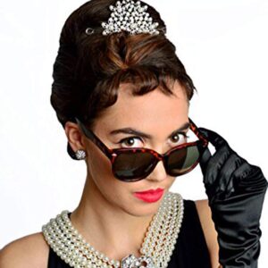 Utopiat Adult Pearl Tiara Hair Piece for Girls | Inspired by Breakfast at Tiffany's