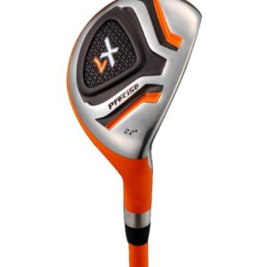 Precise Distinctive Left Handed Junior Golf Club Set for Age 3 to 5 (Height 3' to 3'8""), Set Includes: Driver (15""), Hybrid Wood (22, 7 Iron, Putter, Bonus Stand Bag & 2 Headcovers